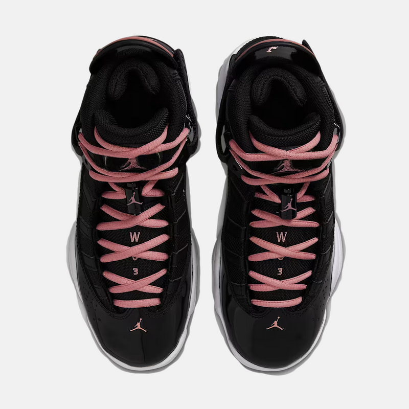 Air Jordan 6 Rings - Preto / Branco / Antracito / Rosa