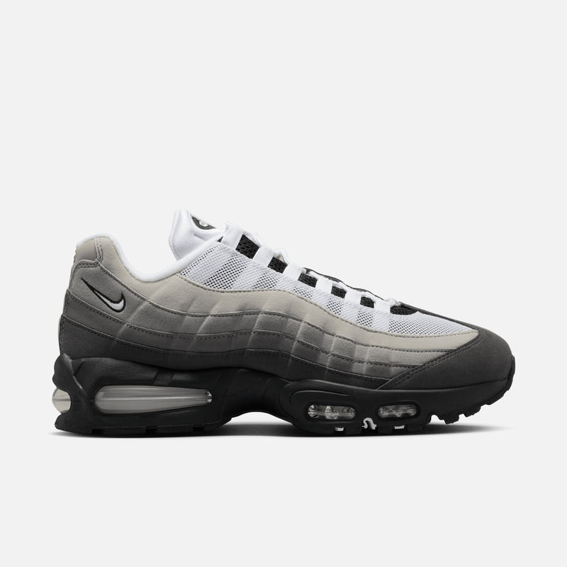 Nike Air Max 95 OG Big Bubble - Preto / Cinza-médio / Cinza-estanho escuro / Branco